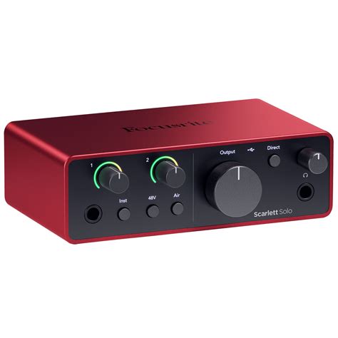 scarlett solo|Scarlett 4th Generation Audio Interfaces 